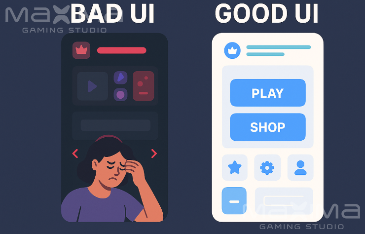 Maxima-Gaming-Studio-UIUX Mistakes to Avoid in Game Design