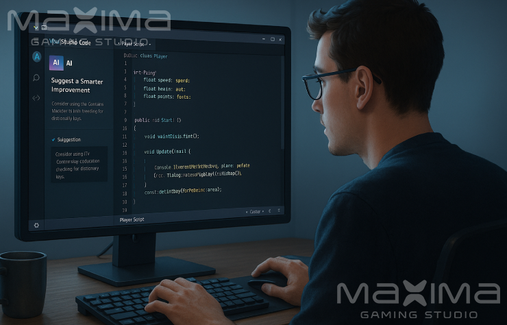 Maxima-Gaming-Studio-How AI-Assisted Coding Is Speeding Up Game Development