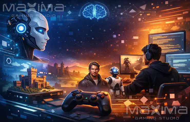Maxima-Gaming-Studio-How_AI_Is_Changing_Game_Development_in_2026 Maxima-Gaming-Studio-How_AI_Is_Changing_Game_Development_in_2026