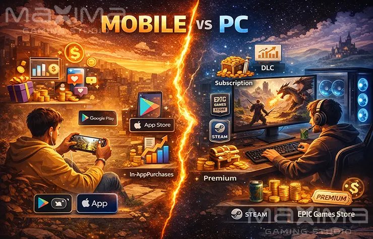 Maxima-Gaming-Studio-Mobile-Game-Development-vs-PC-Game-Development
